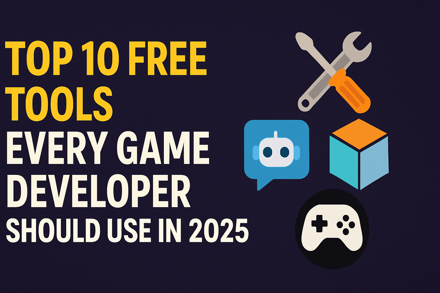Top 10 Free Tools For Game Developer